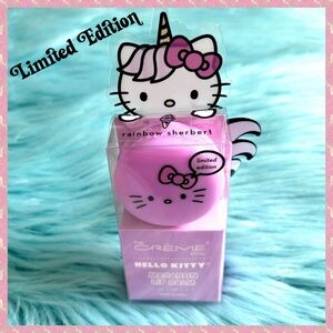 ⭐️ Crème Shop X Sanrio Limited Edition Rainbow Sherbet Hello Kitty Lip Balm